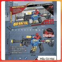(Hỏa Tốc HCM) Súng pin người nhện Spider man cho bé làm anh hùng, súng xanh dương tặng kèm pin