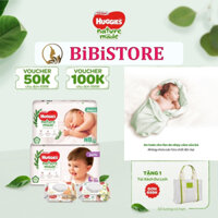 (Hỏa Tốc HCM) Tã Bỉm Dán/Quần Huggies Platinum Nature Made Size NB60/S82/M64/L54/XL44/M58/L44/XL38/XXL26 [Bibistore]