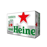 HỎA TỐC HCM Thùng 24 lon bia Heineken Silver 250ml/lon