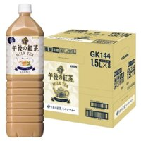 [HỎA TỐC HCM] Thùng 8 chai trà sữa thơm béo đậm vị trà Kirin Milk Tea nội địa Nhật (1500mL x 8 chai)