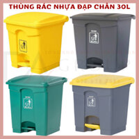 [HỎA TỐC HCM] THÙNG RÁC ĐẠP CHÂN 30L NHỰA DẺO NGUYÊN SINH SIÊU BỀN