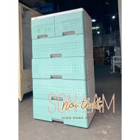 [HỎA TỐC HCM] Tủ nhựa Duy Tân Diamond L mẫu mới - tủ quần áo Duy Tân