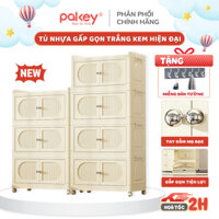 [HỎA TỐC HCM] Tủ Nhựa Nhiều Ngăn Nhiều Tầng RỘNG 50-60-70CM, Tủ Gấp Gọn Đa Năng Có Kèm Bánh Xe Di Chuyển Tiện Lợi - HC05