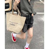 [Hoả tốc HCM] Túi Tote Chà Neo Cao Cấp, Chất Vải Canvs Mềm Mịn, Dày Dặn, Phù Hợp Đi Chơi Đi Biển Hiện Đại 45x26x30