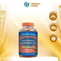 [HOẢ TỐC HCM] Viên dầu cá hồi omega 3 alaska Salmon Oil 1000mg 210 viên Mỹ - Date 10/2026