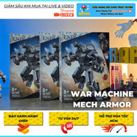 [Hỏa Tốc HCM] War Machine Mech Armor Đồ chơi lắp ghép siêu anh hùng | 174+PCS | No.1039