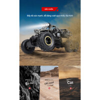 [Hỏa tốc HCM] Xe điều khiển 6 BÁNH Off Road 2 cầu, Xe địa hình RC làm quà tặng sinh nhật cho bé