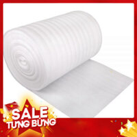 [Hỏa Tốc HCM] Xốp Foam Đóng Hàng Dày 3mm Khổ Cao 35cm x 105m Dài
