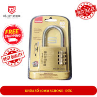 [HỎA TỐC HCM]Ổ Khóa Số Đồng Thau SCHONE GREMANY SC-109 Đức, 6 Phân 4 Số, Thay Đổi Mật Khẩu Tùy Ý