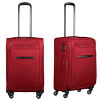 (HỎA TỐC HN) chính hãng SAKOS Vali vải du lịch SAKOS VIVIAN 6(nhẹ 2kg7) (Size Trung 66cm/ 24 inch TSA)