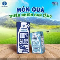 [HỎA TỐC HN] DATE MỚI Thùng Sữa Tươi META FRESH Chứa Sữa Non Nutricare ít đường(110ml x 48 hộp)