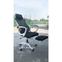 {Hoả tốc HN} Ghế công thái hộc TMS06 Có gác chân, ghế ngồi học tập và làm việc có ngả