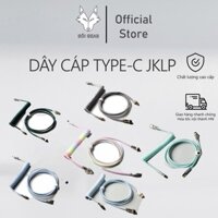 [HỎA TỐC HN - HCM] Dây cáp JKLP | Dây cáp xoắn bàn phím cơ Type-C lò xo xoắn dây dù | Dây cáp Type C