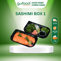 [Hỏa Tốc HN] Sashimi Box 1 Gồm Cá Hồi Nauy Tươi, Béo Ngậy - Gofood Market