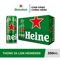 HỎA TỐC HN - Thùng 24 lon bia Heineken 330ml/lon