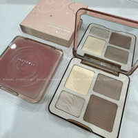 [HỎA TỐC HN_HCM] Phấn Bắt Sáng Kèm Tạo Khối JUDYDOLL, 4 Màu Thông Dụng 2in1 Highlight & Contour Palette Tự Nhiên 9g