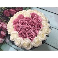 [Hoả tốc] Hoa Sáp thơm  hộp hoa để bàn,hoa trang trí.