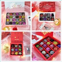 [Hỏa tốc] Hộp socola quà tặng Valentine 14/2, 14/3 cho ngày lễ tình nhân - Socola ngọt ngào, thơm tặng kèm túi và thiệp