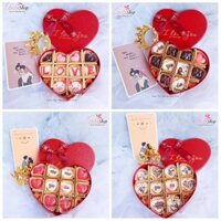 [Hỏa tốc] Hộp Socola valentine HSD 6 tháng, có màng bọc an toàn thực phẩm quà tặng cho người yêu ngày 14/2, 14/3, 8/3