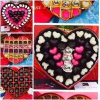(Hỏa Tốc) Hộp Socola Valentine Viên Dạng Cứng Decor Siêu Đẹp Mẫu Mã Độc Quyền Trang Trí Trưng Bày Rất Bắt Mắt