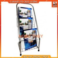 [Hỏa tốc] Kệ để sách báo inox