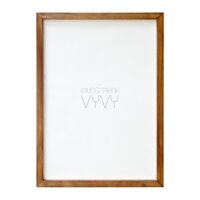 [Hỏa tốc] Khung gỗ thông viền mảnh A3 có kiếng (Ko kèm tranh)