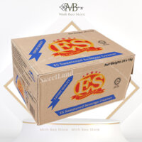 [Hỏa tốc KV HCM] Thùng sữa đặc có đường ES loại 1kg (nắp xanh) (24 lon/thùng)