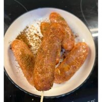 HỎA TỐC -LẠP XƯỞNG HÀ KHẨU  CÔ GÁI XANH ( lạp xưởng nướng đá)