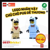 [HỎA TỐC] LEGO Nhân vật chú chó PUG dễ thương