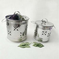 {HỎA TỐC} Lò Đốt Tiền Vàng Mã, Giấy Tiền Vàng Bạc INOX bông mai