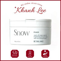(hỏa tốc ) Mặt Nạ Dưỡng Trắng Be'Balance SNOW MASK  120g