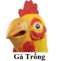 (Hỏa tốc) Mặt nạ hóa trang con Gà Trống bằng cao su thiên nhiên cực kỳ vui nhộn phù hợp hóa trang Halloween