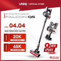 [HỎA TỐC] Máy Hút Bụi Không Dây Cầm Tay Cao Cấp UNIQ Falcon Q5 Động Cơ BLDC Mạnh Bền Êm Pin Sạc Giường Đệm Nệm