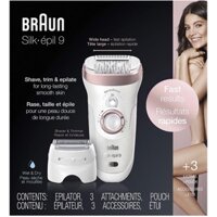 (HOẢ TỐC) Máy nhổ lông Braun 9720