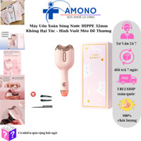 Hỏa Tốc- Máy uốn xoăn sóng hippie size 32mm hot trend không hại tóc，Máy bấm tóc hình móng vuốt mèo dễ thương - AMONO