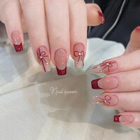 (hỏa tốc) NAIL BOX SƠN GEL. THẠCH PHỐI ĐỎ. THIẾT KẾ