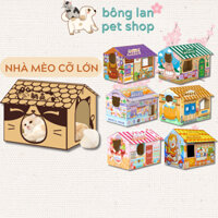 [HOẢ TỐC] Nhà cào móng cho mèo bằng giấy bìa cứng giúp mèo xả stress