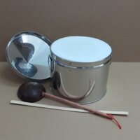 [Hỏa tốc] Nồi tráng bánh cuốn inox 304 tặng kèm gáo dừa,cây tre