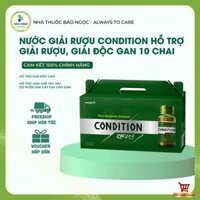 [HỎA TỐC] Nước Giải Rượu CONDITION Hỗ Trợ Giải Rượu Và Giải Độc Gan Hộp 10 Chai (100% Chính Hãng Kolmar]