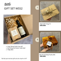 [Hoả tốc] Nước hoa vải (Linen spray) + Xà phòng Sả chanh/Cafe quế Gift Set - Set quà tặng À Ơi WS52