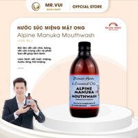 [Hỏa tốc] Nước súc miệng mật ong Manuka Nelson Honey Alpine Manuka Mouthwash 500ml