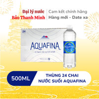 [HOẢ TỐC] Nước suối AQUAFINA 500ml (Thùng 24 chai) (Date xa)