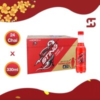HỎA TỐC - Nước Tăng Lực Sting Dâu 24 Chai x 330 ML