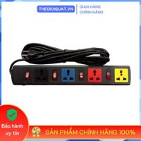 [HỎA TỐC] Ổ cắm LiOA 4DOF32N 4 ổ cắm đa năng, 4 công tắc, công suất chịu tải 2200W, dây dài 3M - Hàng chính hãng