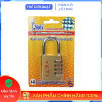 [HỎA TỐC] Ổ khóa số mini YETI No.440 chất liệu đồng thau, 4 số mật khẩu thay đổi tùy ý - Hàng chính hãng