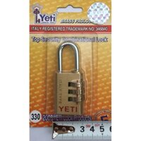 [Hỏa Tốc] Ổ KHÓA SỐ YETI 330, 320 ĐỒNG THAU