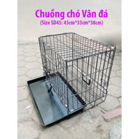 [hỏa tốc pettohouse gò vấp] Lồng xếp vân đá dày đẹp chất lượng, chuồng sơn tĩnh điện cho chó mèo thỏ bọ thú cưng