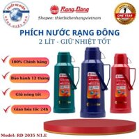 [HỎA TỐC] Phích nước Rạng Đông 2 lít cao cấp, Bình thuỷ giữ nhiệt Model: RD 2035 N1.E