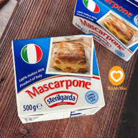 [🔥Hỏa tốc] Phô mai Mascarpone Ý Sterilgarda hộp 500g - DL53