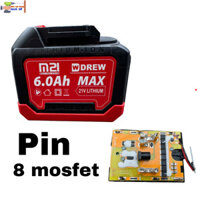 {HOẢ TỐC} Pin 10cell ,15cell,20cell DREW. chân pin phổ thông 4cm , có xạc điện thoại Máy giá sĩ